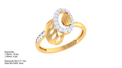 LR91028- Jewelry CAD Design -Rings, Fancy Collection, Light Weight Collection