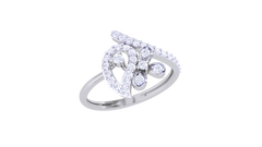 LR91270- Jewelry CAD Design -Rings, Fancy Collection, Light Weight Collection