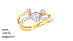 LR91277- Jewelry CAD Design -Rings, Fancy Collection, Light Weight Collection