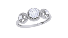 LR91287- Jewelry CAD Design -Rings, Fancy Collection, Light Weight Collection