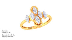 LR91288- Jewelry CAD Design -Rings, Fancy Collection, Light Weight Collection