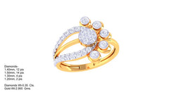 LR91306- Jewelry CAD Design -Rings, Fancy Collection, Light Weight Collection