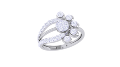 LR91306- Jewelry CAD Design -Rings, Fancy Collection, Light Weight Collection