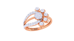 LR91306- Jewelry CAD Design -Rings, Fancy Collection, Light Weight Collection