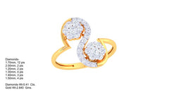 LR91308- Jewelry CAD Design -Rings, Fancy Collection, Light Weight Collection