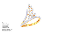 LR91309- Jewelry CAD Design -Rings, Fancy Collection, Light Weight Collection