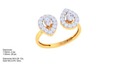 LR91330- Jewelry CAD Design -Rings, Fancy Collection, Light Weight Collection