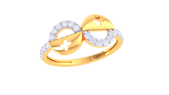 LR91349- Jewelry CAD Design -Rings, Fancy Collection, Light Weight Collection