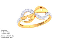 LR91349- Jewelry CAD Design -Rings, Fancy Collection, Light Weight Collection