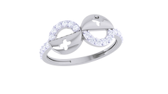 LR91349- Jewelry CAD Design -Rings, Fancy Collection, Light Weight Collection