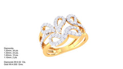 LR90291- Jewelry CAD Design -Rings, Fancy Collection