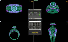 LR90398- Jewelry CAD Design -Rings, Fancy Collection