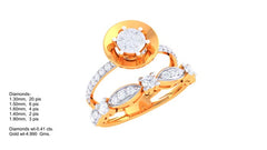 LR90409- Jewelry CAD Design -Rings, Fancy Collection