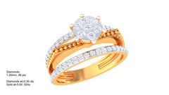 LR90410- Jewelry CAD Design -Rings, Fancy Collection