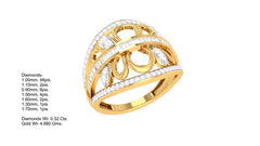 LR90428- Jewelry CAD Design -Rings, Fancy Collection