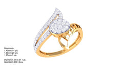 LR90964- Jewelry CAD Design -Rings, Fancy Collection