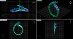 LR91725- Jewelry CAD Design -Rings, Fancy Collection