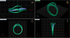 LR91726- Jewelry CAD Design -Rings, Fancy Collection