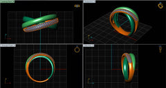 LR91935- Jewelry CAD Design -Rings, Fancy Collection