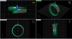 LR91953- Jewelry CAD Design -Rings, Fancy Collection