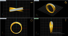 LR91987- Jewelry CAD Design -Rings, Fancy Collection