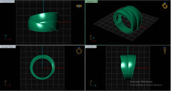 LR92125- Jewelry CAD Design -Rings, Fancy Collection