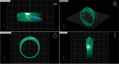 LR92351- Jewelry CAD Design -Rings, Fancy Collection