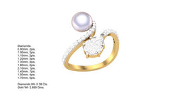 LR91660- Jewelry CAD Design -Rings, Fancy Collection, Pearl Collection, Light Weight Collection