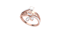 LR90043- Jewelry CAD Design -Rings, Fancy Collection, Pearl Collection