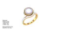 LR91655- Jewelry CAD Design -Rings, Fancy Collection, Pearl Collection