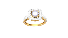 LR91658- Jewelry CAD Design -Rings, Fancy Collection, Pearl Collection