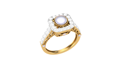 LR91658- Jewelry CAD Design -Rings, Fancy Collection, Pearl Collection