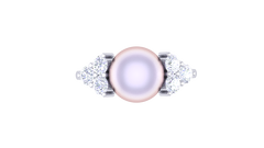 LR91662- Jewelry CAD Design -Rings, Fancy Collection, Pearl Collection