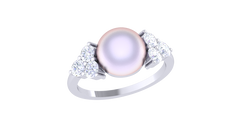 LR91662- Jewelry CAD Design -Rings, Fancy Collection, Pearl Collection