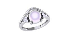 LR91663- Jewelry CAD Design -Rings, Fancy Collection, Pearl Collection