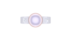 LR91665- Jewelry CAD Design -Rings, Fancy Collection, Pearl Collection