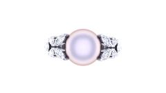 LR91668- Jewelry CAD Design -Rings, Fancy Collection, Pearl Collection