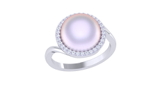 LR91669- Jewelry CAD Design -Rings, Fancy Collection, Pearl Collection