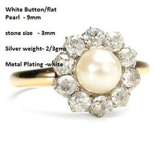 LR91672- Jewelry CAD Design -Rings, Fancy Collection, Pearl Collection