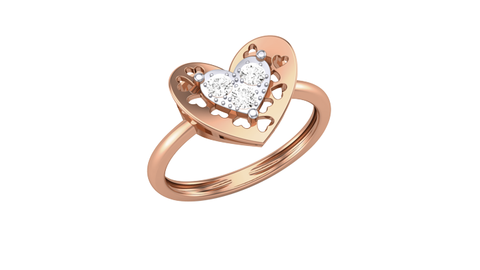 LR90652- Jewelry CAD Design -Rings, Heart Collection, Light Weight Collection