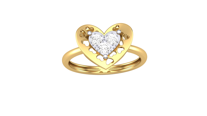 LR90652- Jewelry CAD Design -Rings, Heart Collection, Light Weight Collection