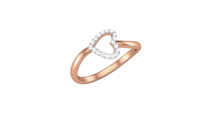 LR90678- Jewelry CAD Design -Rings, Heart Collection, Light Weight Collection