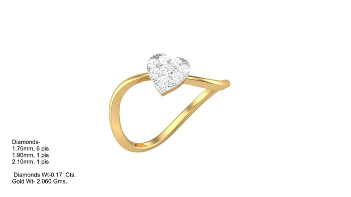 LR90679- Jewelry CAD Design -Rings, Heart Collection, Light Weight Collection