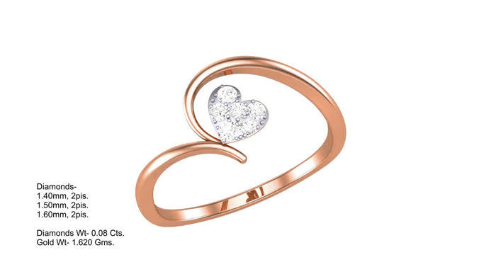 LR90692- Jewelry CAD Design -Rings, Heart Collection, Light Weight Collection