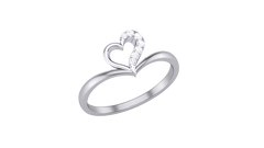 LR90693- Jewelry CAD Design -Rings, Heart Collection, Light Weight Collection