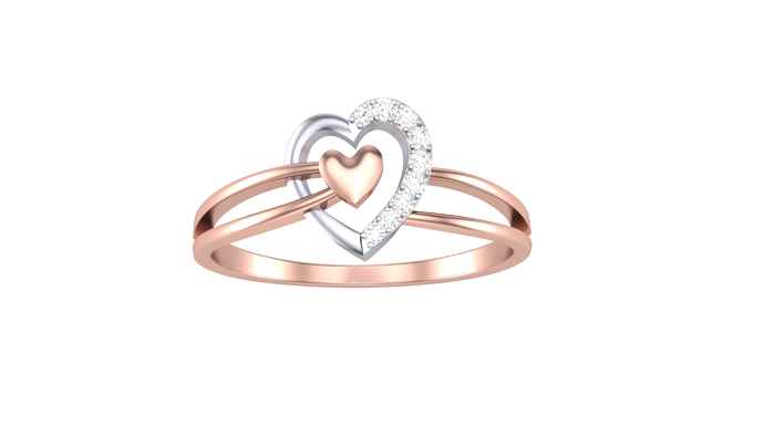 LR90694- Jewelry CAD Design -Rings, Heart Collection, Light Weight Collection