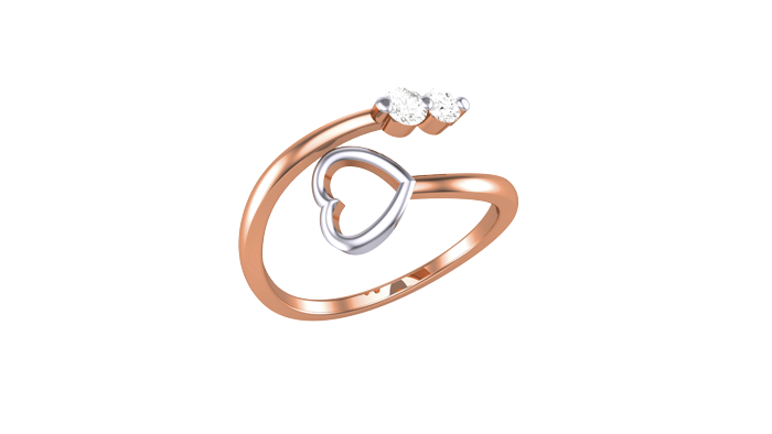 LR90695- Jewelry CAD Design -Rings, Heart Collection, Light Weight Collection