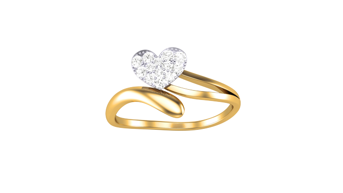 LR90696- Jewelry CAD Design -Rings, Heart Collection, Light Weight Collection