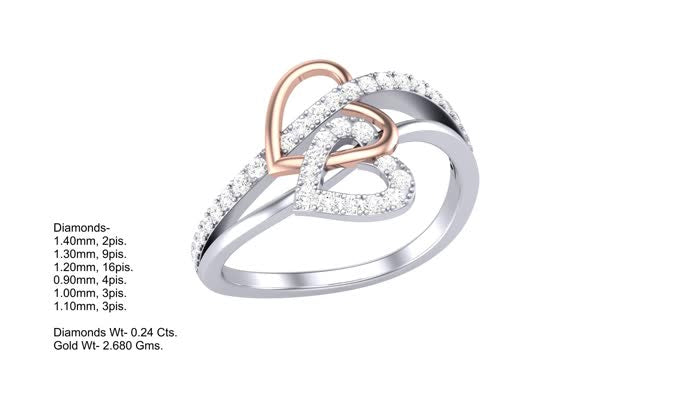 LR90700- Jewelry CAD Design -Rings, Heart Collection, Light Weight Collection