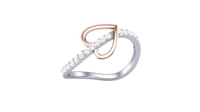 LR90702- Jewelry CAD Design -Rings, Heart Collection, Light Weight Collection